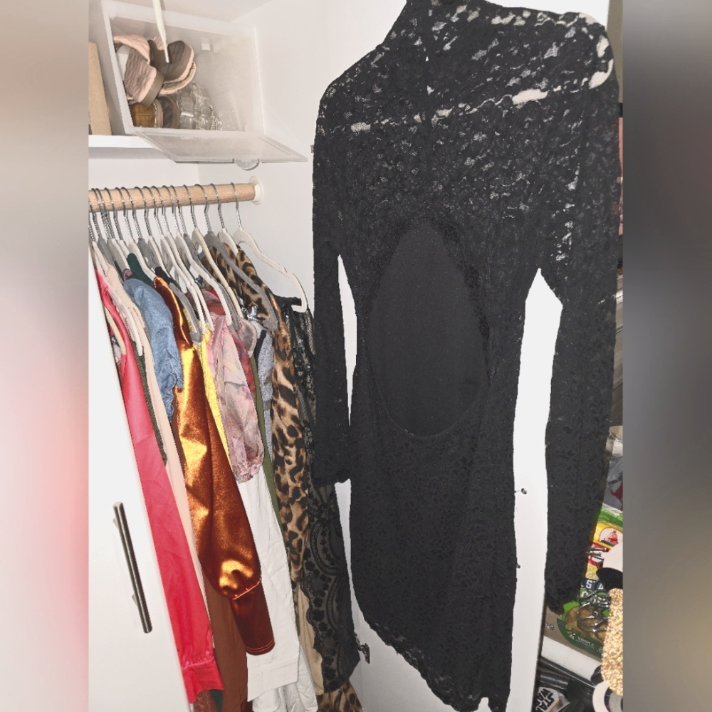 Open back Lace Midi
